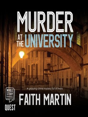 cover image of Murder at the University